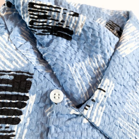 1950's PENNEY'S Seersucker S/S Shirt Deadstock