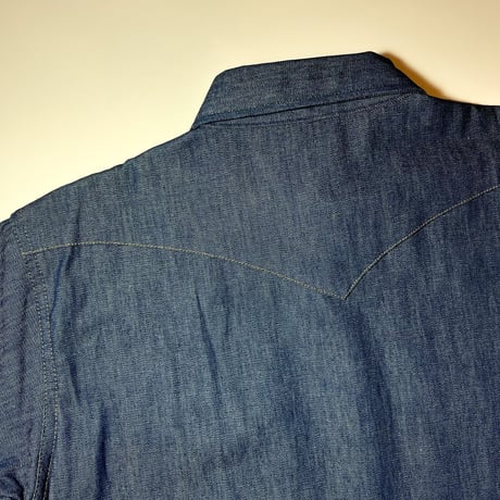 1980's BIG MAC Denim Western L/S Shirt Deadstock