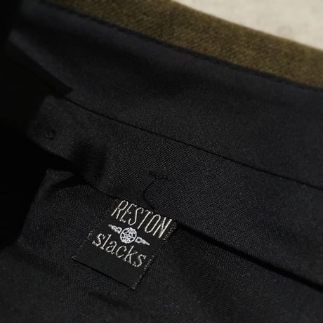 1960's RESTON Tapered Slacks Deadstock