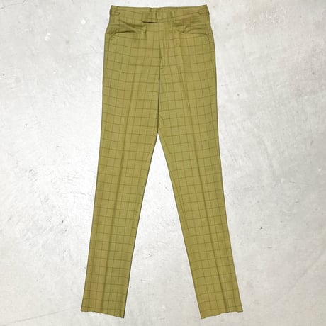1960's Quality PRESS Tapered Slacks Deadstock