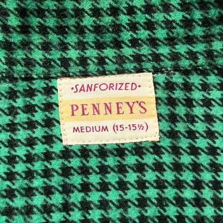 1950〜60's PENNEY'S Flannel L/S Shirt
