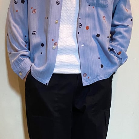 1950〜60's TOWNCRAFT Rayon L/S Shirt