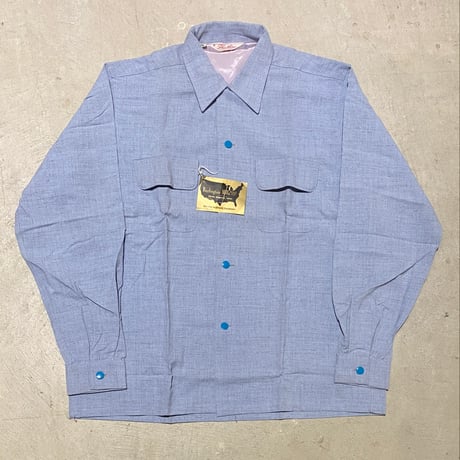 1950〜60's Fleetline Rayon L/S Shirt Deadstock