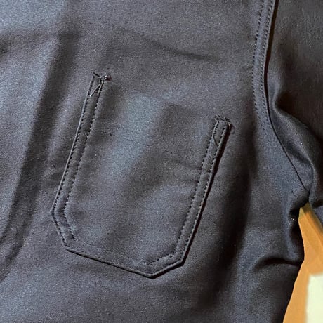 1960's LIVRADOR Black Moleskin Jacket Deadstock