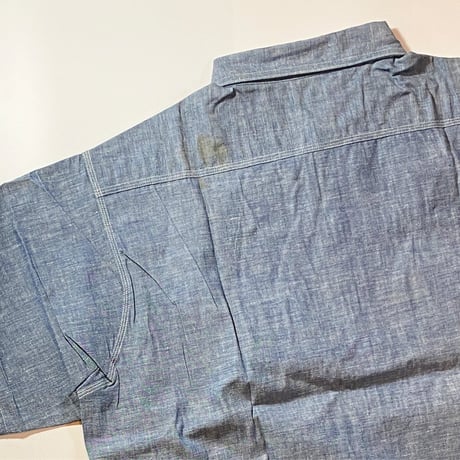 1950〜60's Sears Chambray S/S Shirt Deadstock