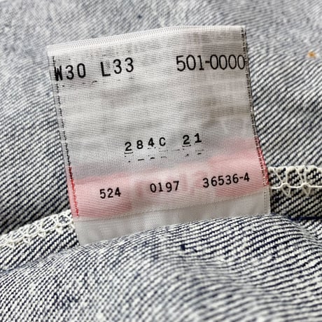 1990's Levi's 501 Denim Pants Deadstock