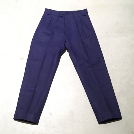 1950's French Unknown Cotton&Linen Trousers Deadstock