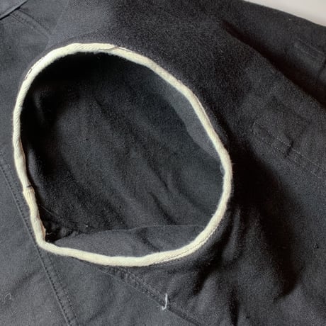 1940's〜 French Unknown Black Moleskin Jacket