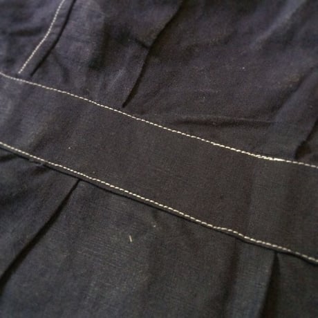 1940's French Indigo Linen Work Jacket Deadstock