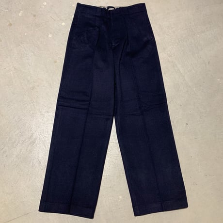 1950's Swedish Military Wool Trousers Deadstock