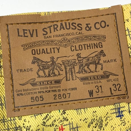 1980's Levi's 505 STREETBRIGHTS Pants Deadstock
