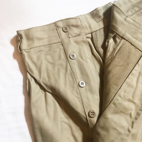 1950〜60's French Army M-52 Chino Trousers Deadstock