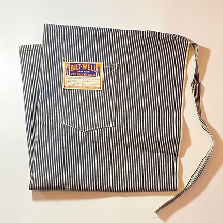 1940's BILT-WELL Hickory Apron Deadstock