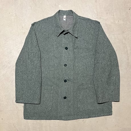 1950's B.S.R Green Chambray Work Jacket Deadstock