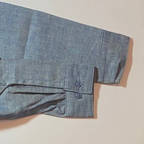 1970's US.NAVY Chambray L/S Shirt Deadstock