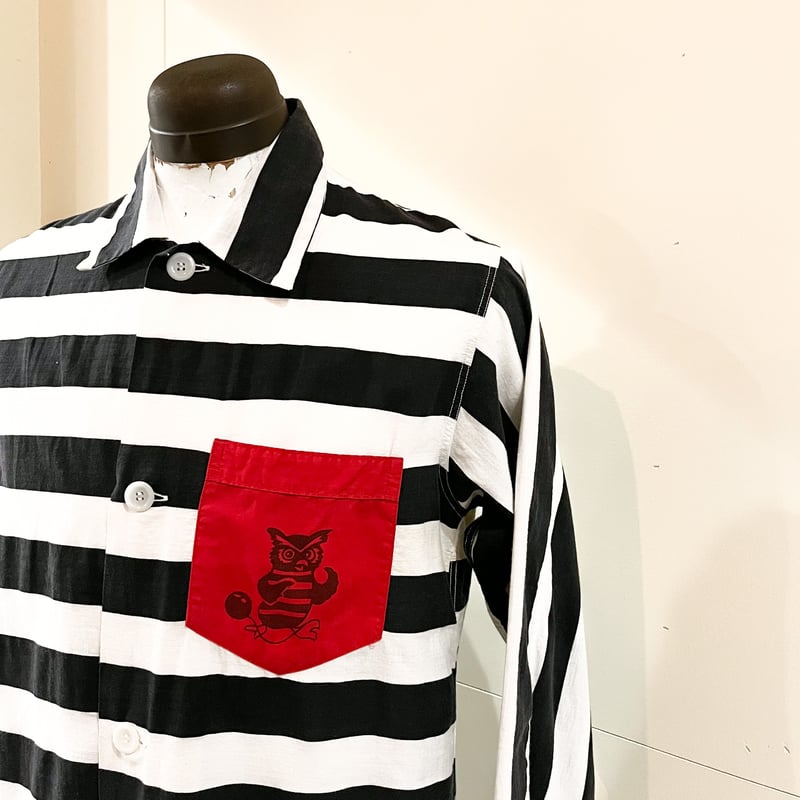 1950〜60's VARSITY Prisoner Like Pajama L/S Shir 1950〜60's VARSITY Prisoner Like Pajama L/S Shir