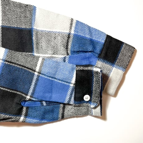 1960's MONTGOMERY WARD Heavy Flannel L/S Shirt Deadstock