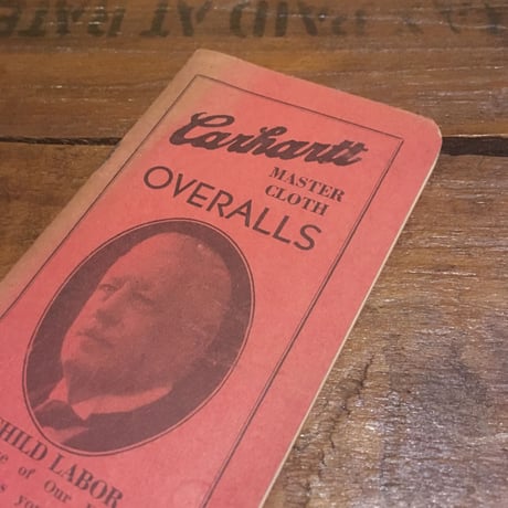 1930's Carhartt Time Book