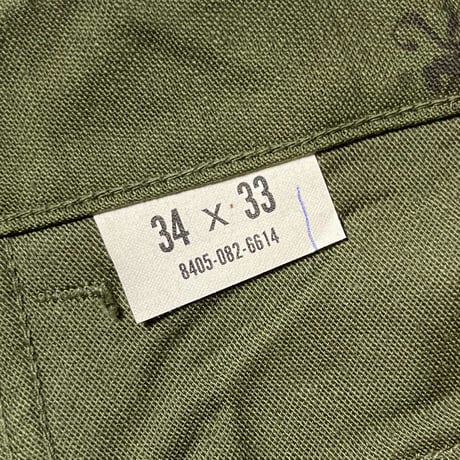 1960's US.ARMY Utility Trousers Deadstock