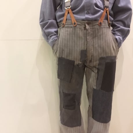 1930's St.Michel Cotton Patchwork Trousers