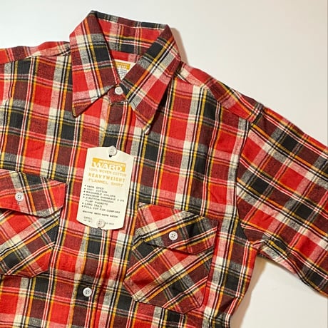 1960〜70's MONTGOMERY WARD Heavy Flannel L/S Shirt Deadstock