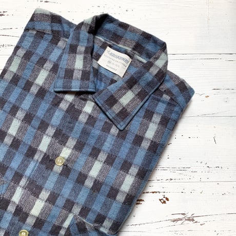 1960's The BROADWAY Flannel L/S Shirt Deadstock