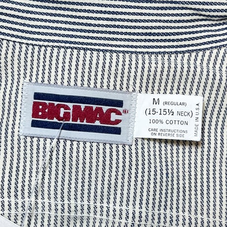 1980's BIG MAC Hickory L/S Shirt Deadstock