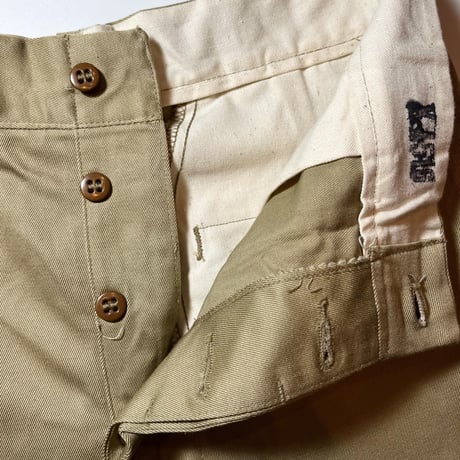 1950's US.ARMY Chino Trousers Deadstock