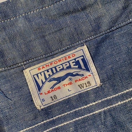1950's〜 WHIPPET Chambray S/S Shirt Deadstock