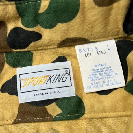 1990's SPORTKING Chamois Cloth L/S Shirt Deadstock