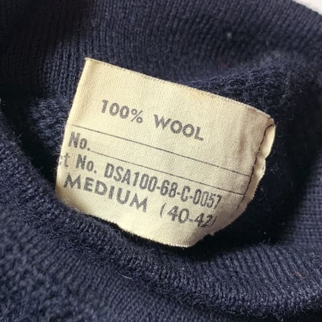 1960's US.NAVY GOB Sweater