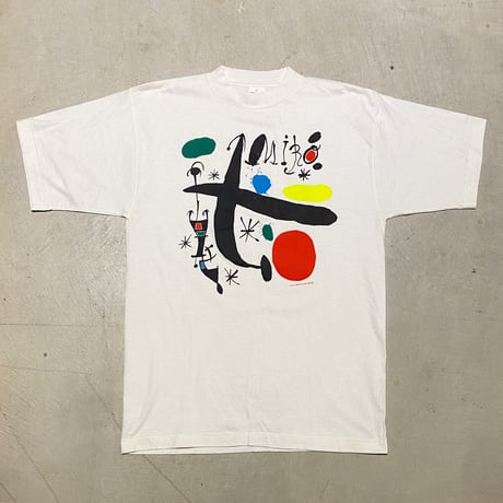 1990's〜 T'S USA MIRO Printed Tee Deadstock
