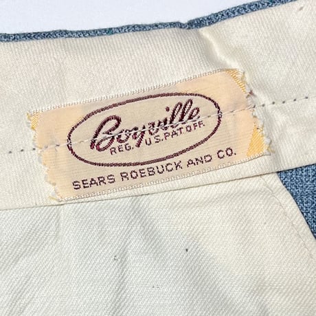 1940's Boyville by SEARS ROEBUCK AND CO. Cotton Trousers Deadstock