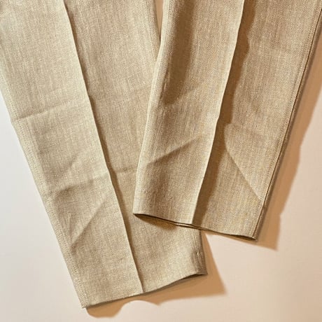 1990's〜 LANDS' END Herringbone Linen Trousers Deadstock