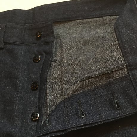 1940's US.NAVY Denim Trousers Deadstock