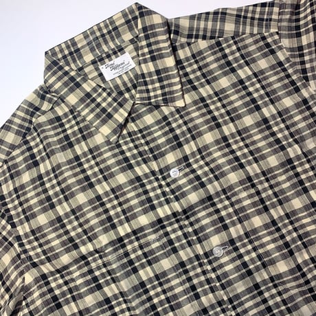 1960's Joni Jiffani Cotton&Linen S/S Shirt Deadstock