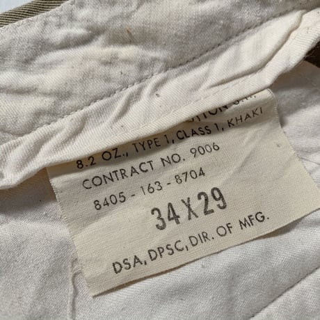 1960〜70's US.ARMY Chino Trousers
