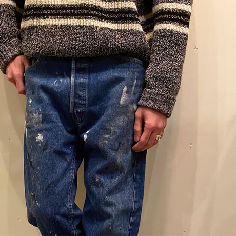1970's Levi's 501 66 Chain Denim Pants