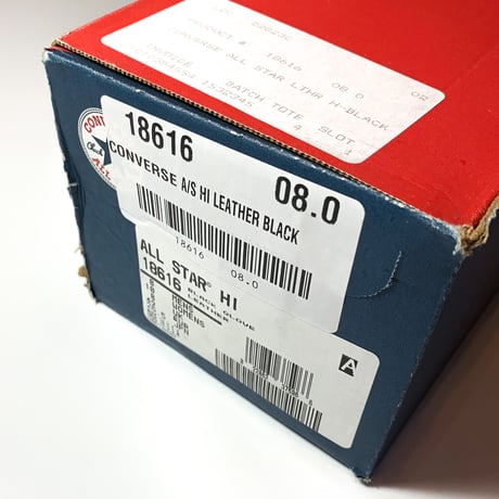 1990's CONVERSE ALL STAR Leather Hi Deadstock