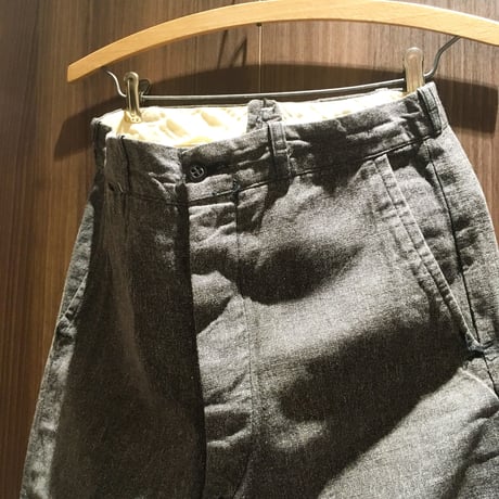1940's Unknown Black Chambray Trousers