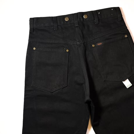 1970〜80's KEY Black Denim Work Pants