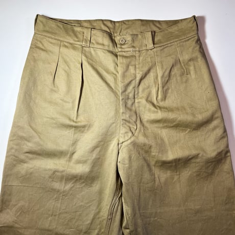 1950〜60's French Army M-52 Chino Trousers Deadstock
