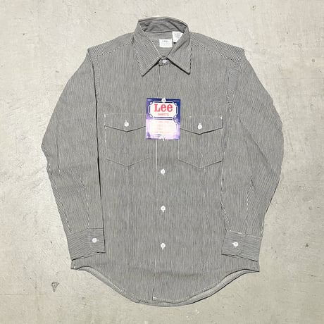 1970's Lee Hickory L/S Shirt Deadstock