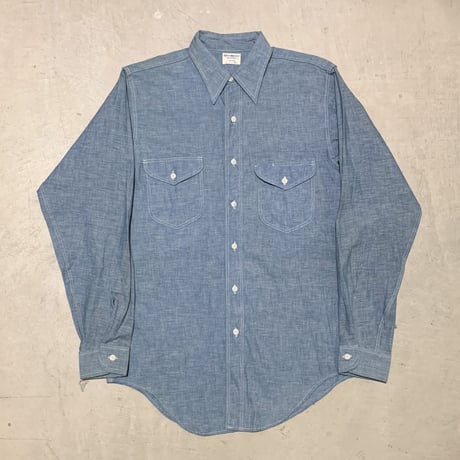 1960's OSHKOSH Chambray L/S Shirt Deadstock