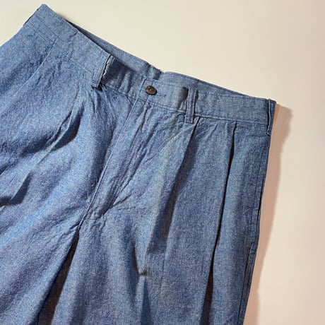 1970's〜 Unknown Chambray Trousers