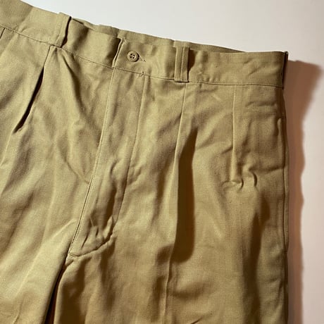 1950〜60's French Army Chino Short Pants Deadstock
