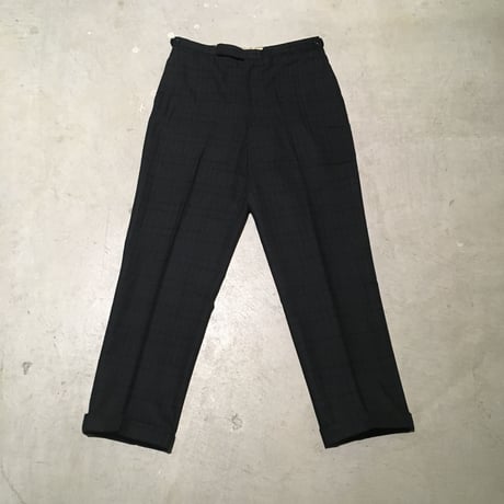 1960's Unknown Wool Tapered Slacks