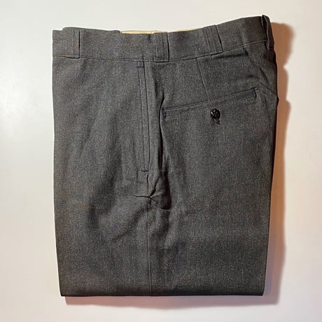 1940's〜 Unknown Black Chambray Trousers Deadstock