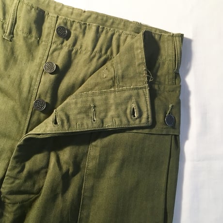 1940's US.ARMY M-43 Herringbone Trousers