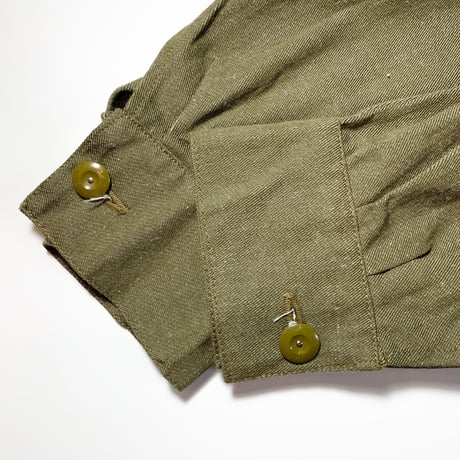 1950's British Army Green Denim Jacket Deadstock